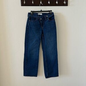 Abercrombie & Fitch Relaxed Fit Dark Blue Jeans